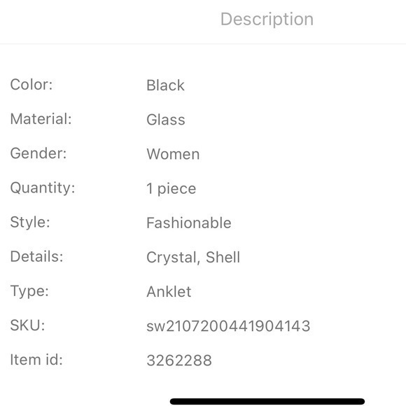 Golden Shell String Anklet Adjustable - Picture 7 of 8